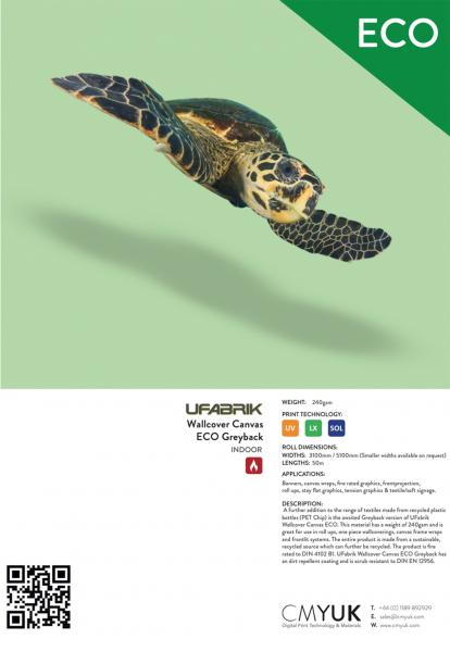 UFABRIK Wallcover Canvas ECO GreybackArtwork