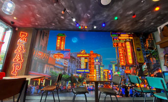 Zaap Thai Steet Food restaurant Imageco UFabrik Backlit Eco