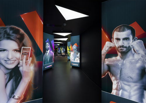 Flutter’s global offices refurbished using Kavalan and UFabrik eco wallcoverings and backlit materials from CMYUK