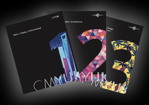 CMYUK Material Samples Binders