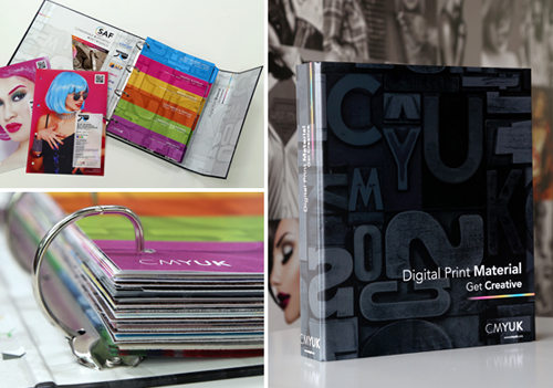 CMYUK Material Sample Binder contains over 70 materials