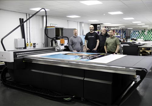 DRPG with a Kongsberg X24 Edge digital cutting table from CMYUK.
