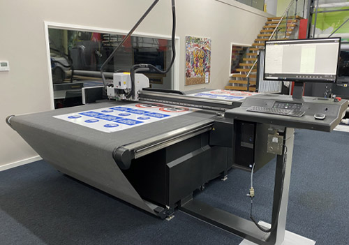 ESKO Kongsberg cutting table at CMYUK