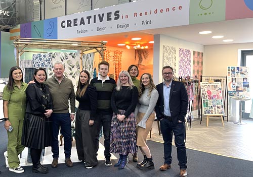 Creatives in residence Graduates and the CMYUK team at the CMYUK Demonstration Centre