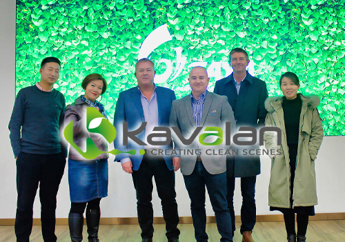 Eric Zhang, Product Manager, TAYA Groups; Nova Abbott, Head of Marketing, TAYA Groups; Robin East, CMYUK Group Sales & Marketing Director; Jon Price, CMYUK Group Finance & Operations Director; Michael Crook, CMYUK Commercial Director; Linda Zhang, Sales Manager, TAYA Groups.