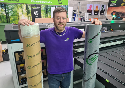 Ben Gregory, MD, Nettl DigiPrint Chippenham and Bath and Director of new green hub, Nettl Chippenham.