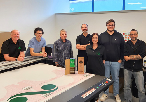 Corrugated packaging company Saica Pack with a Mimaki JFX200-2513 EX UV LED flatbed