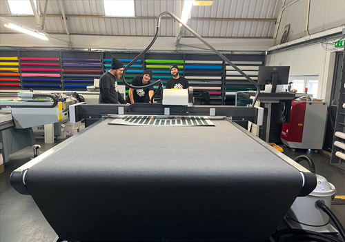 Standard8 team with a Konsgberg X24 Edge from CMYUK.