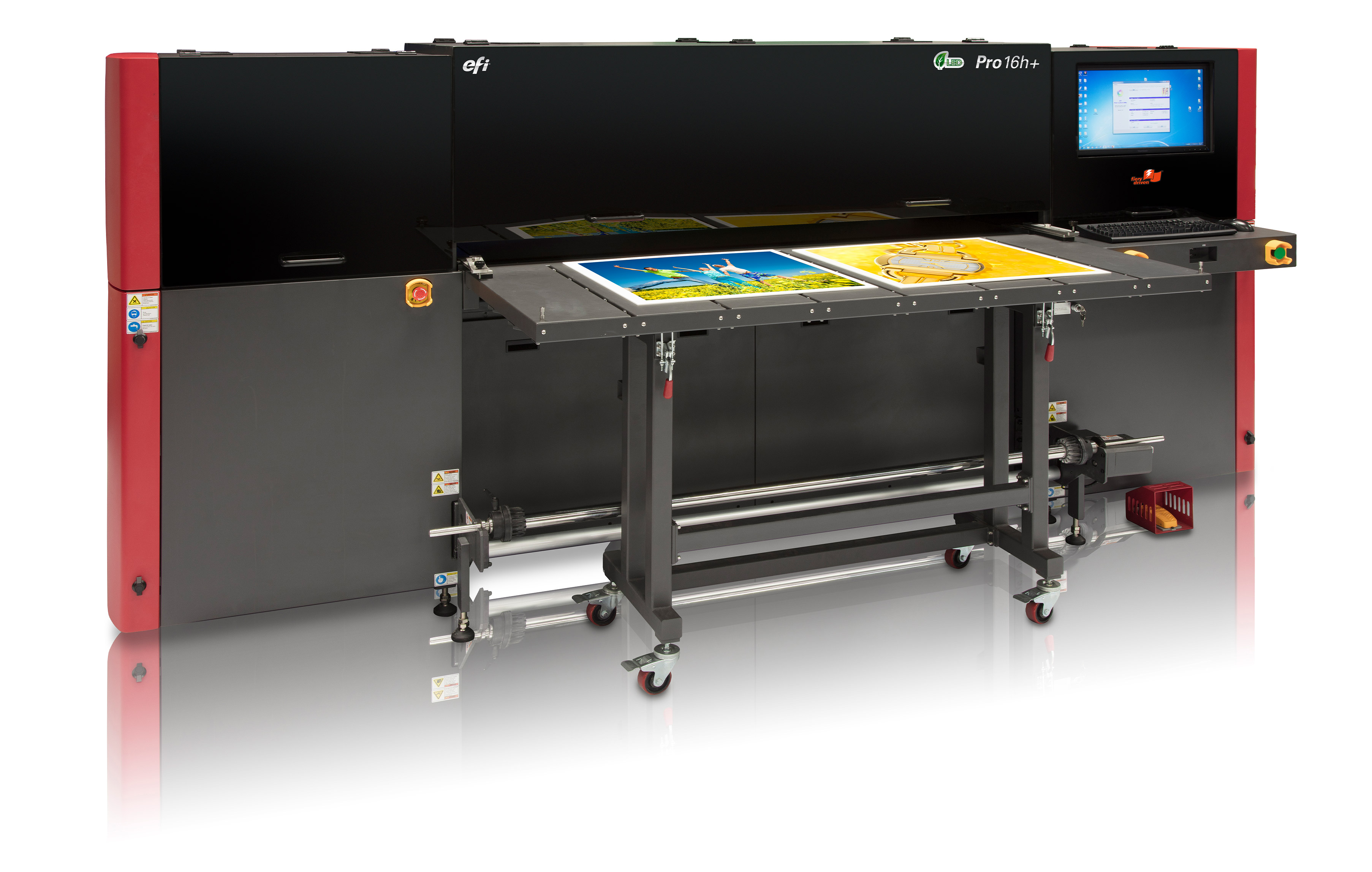 EFI Pro 16h+ Flatbed/Roll-fed UV LED Printer
