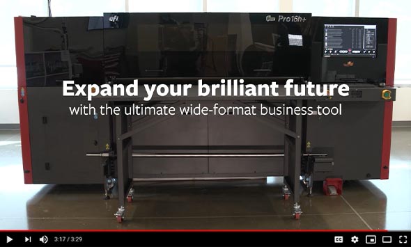 EFI Pro 16h+ Hybrid LED Printer Overview