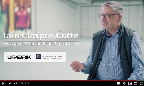 Faber Exposize UK recommends UFABRIK Soft Backlit Textile 