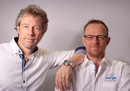 Gerrit Rauch and Marc Nitsche at Berger Textile’s