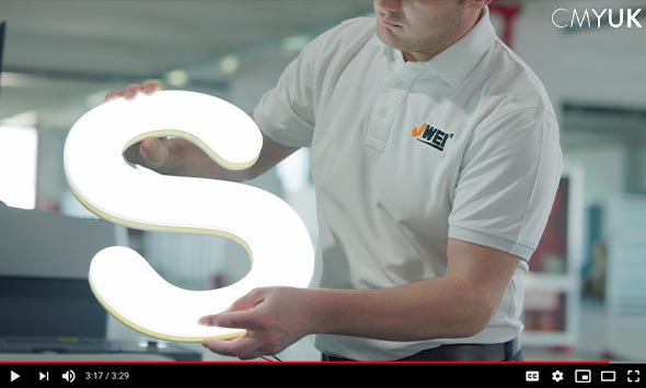 JWEI - Fret cutting LED letters