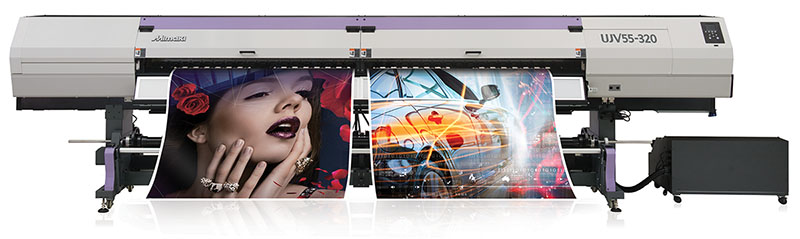 Mimaki UJV55-320 UV-LED Roll-fed Printer