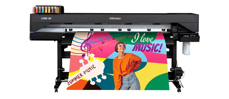 Mimaki CJV200-160 Print & Cut Eco Solvent Printer