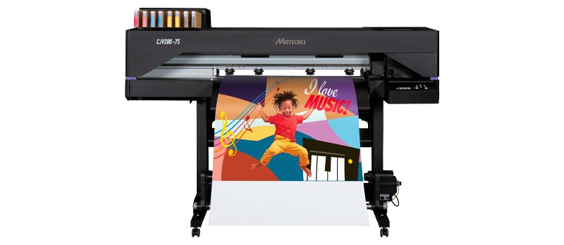 Mimaki CJV200-75 Print & Cut Eco Solvent Printer