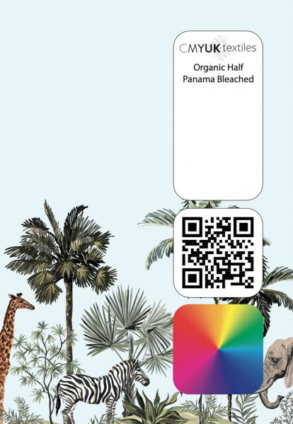 CMYUK Organic Half Panama BleachedArtwork